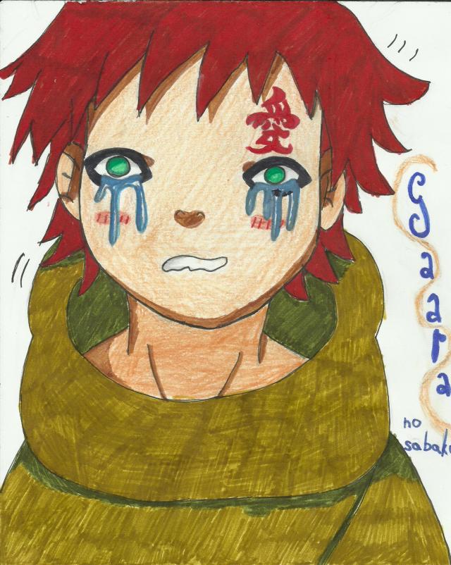 Gaara cry...